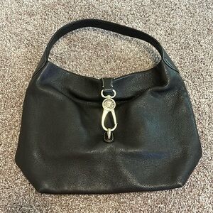 Dooney and Bourke Flourentine Hobo Dark Brown Pebbled